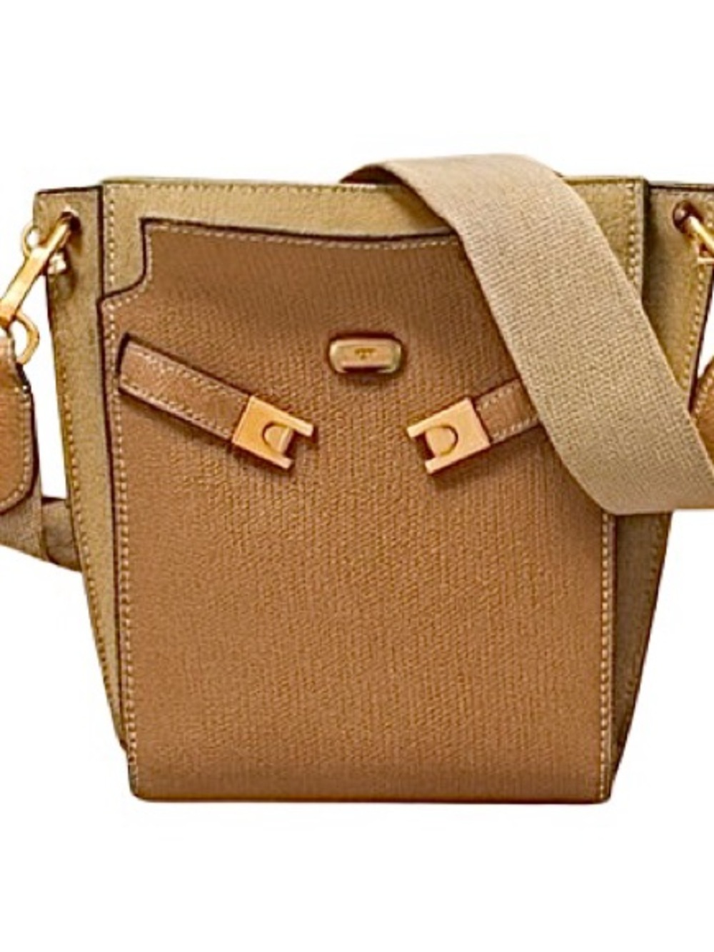TORY BURCH- Lee Radziwill Leather Double Bucket Bag. MINT CONDITION